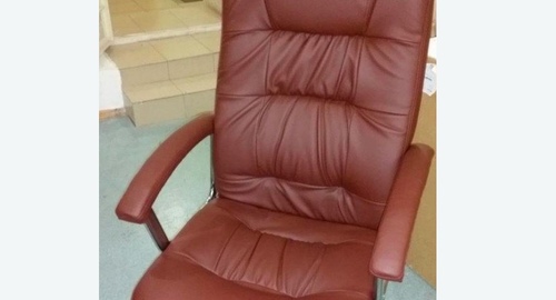 Обтяжка офисного кресла. Пятигорск